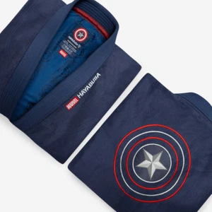 Marvel Captain America Jiu Jitsu Gi by Hayabusa (Size A3) - Picture 1 of 5