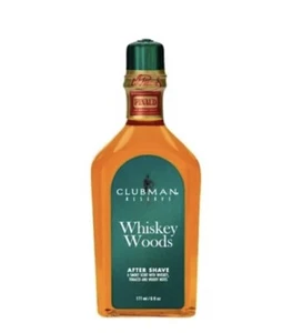 CLUBMAN WHISKEY WOODS AFTER SHAVE LOTION 6 OZ - Picture 1 of 1