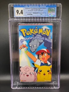 Pokemon Vol. 2 The Mystery Of Mount Moon Sealed Graded VHS Tape CGC 9.4 Seal A+ - Picture 1 of 2
