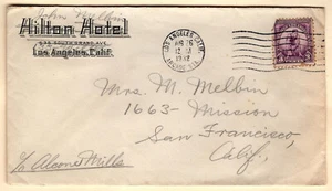 Advertising Hilton Hotel August 26 1932 Los Angeles CA, #718 3� Olympics stamp - Picture 1 of 1