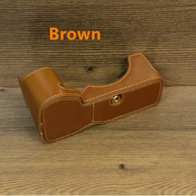 Bolsa de cámara PU A7C2 funda de cuerpo de media base para Sony A7C II A7CII A7CM2 A7C Mark II Foto 1 de 4