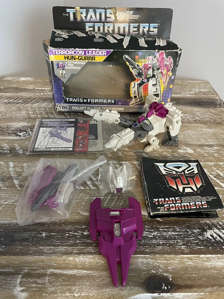 Transformers G1 Decepticon Terrorcon Leader HUNN-GURRR Abominus Hasbro 1987 - Image 1 of 4