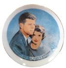 President and Mrs John F Kennedy Miniature Souvenir Plate 4" Silberne Product