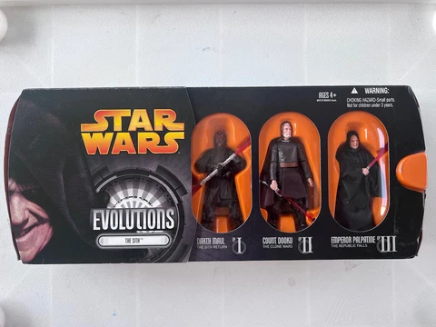 Star Wars Evolutions The Sith DARTH MAUL COUNT DOOKU EMPEROR PALPATINE 2005 Cover