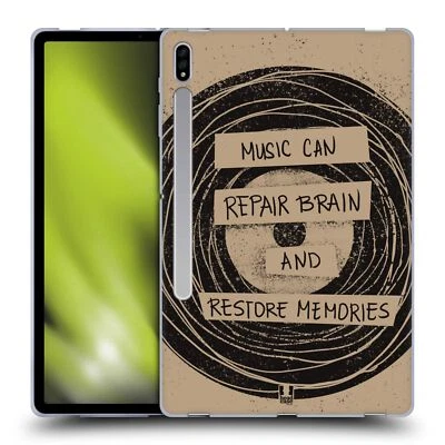 HEAD CASE DESIGNS POWER OF MUSIC SOFT GEL CASE FOR SAMSUNG TABLETS 1 - Image 1 of 4