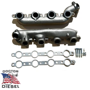 Right & Left Side Exhaust Manifold Set For 7.3L 99-03 Ford Powerstroke Diesel - Picture 1 of 4