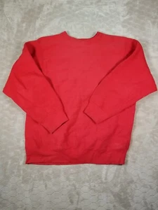 VTG Hanes Beefy Crew Neck Blank Sweatshirt - Mens XL USA Made Painted Worn Look - Picture 1 of 12