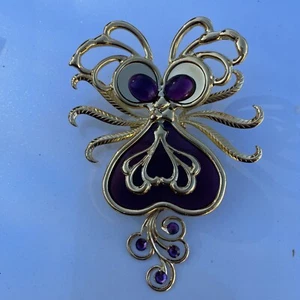 Buntglas Brosche Anstecknadel Sunchather Andenken Glasische Erbstücke Love Bug 1999 - Bild 1 von 9