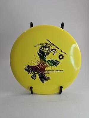 Discmania S-Line MD5 Midrange Disc Golf Yellow X-out 175g Rainbow Foil - Image 1 of 4