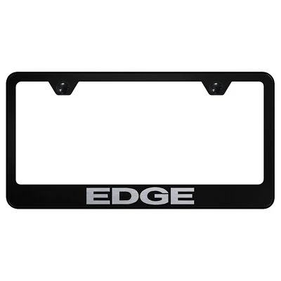Ford Edge Laser Etched Logo Stainless Steel License Plate Frame - Image 1 of 3