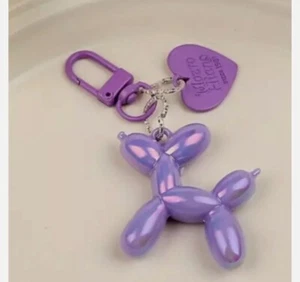 Ballon Hund Lila Schlüsselanhänger Tasche, Rucksack, Anhänger - Bild 1 von 1