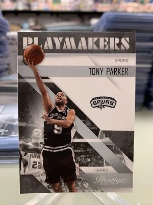 2010-11 Prestige Playmakers Tony Parker #6 - Image 1 of 2
