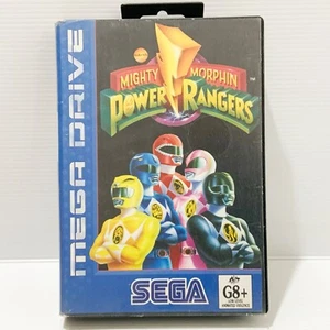 Mighty Morphin Power Rangers + Box - Sega Mega Drive - Tested & Working - Picture 1 of 4