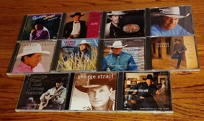 GEORGE STRAIT Collection Huge 11 CD Lot Great Classic Country 1980's 1990's Foto 1 de 4