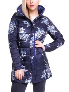 Parka donna impermeabile antivento imbottito cappotto con cappuccio taglia dalla 10 alla 18 - Foto 1 di 5