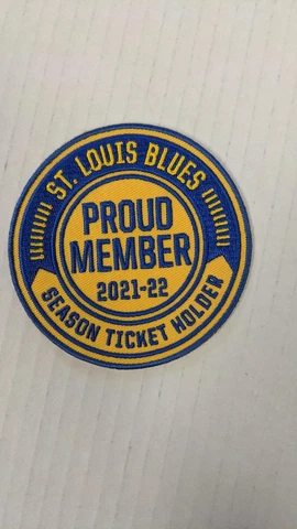 St Louis Blues Season Ticket Holder Patch 2021-22 Cover