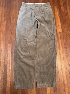 Pantaloni uomo vintage Polo Ralph Lauren Cords in velluto a coste 32 x 32 beige preppy - Foto 1 di 10
