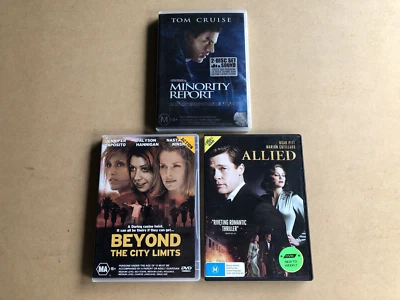 Thriller Tom Cruise Brad Pitt Nastassja Kinski Esposito MA 4 Ex-Rental DVDs set. - Image 1 of 4