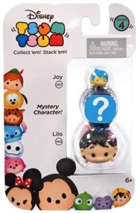 Disney Tsum Tsum Series 4 Joy Mystery Character Lilo 3-Pack Brand New - Picture 1 of 2