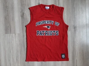 New England Patriots Shirt Ärmellos Reebok Größe M Vintage USA - Bild 1 von 7