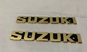 Suzuki Emblem Gas Tank GP100 GP125 GT125 GT185 GT250 GT Nos Genuine - Picture 1 of 5