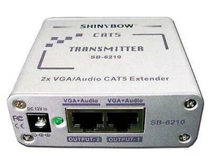 Shinybow SB-6210 Extender/Transmitter (Dual Cat5 Out) - Picture 1 of 2