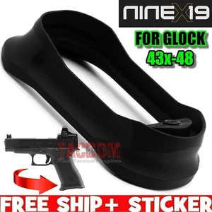 NINEx19 for GL0CK 43X 48 ENHANCED MAGWELL BLACK 7075 Billet Aluminum GEN 5 USA - Picture 1 of 8
