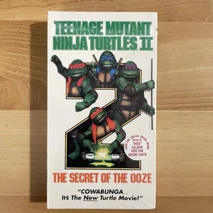 VHS Teenage Mutant Ninja Turtles The Secret of The Ooze New Sealed Vintage 1990s - Picture 1 of 6