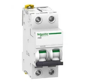 Schneider Electric Magnet-Thermo-Leistungsschalter 20A 2P iC60H 10kA A9F89220 - Bild 1 von 3