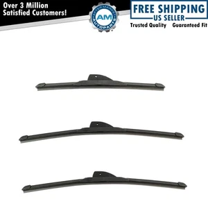 Trico Tech Windshield Wiper Blade Front & Rear 3pc Set - Picture 1 of 3