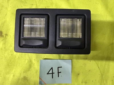1990 LINCOLN TOWN CAR EXECUTIVE DUAL OVERHEAD DOME LIGHT BLACK OEM V37057 - Image 1 of 3