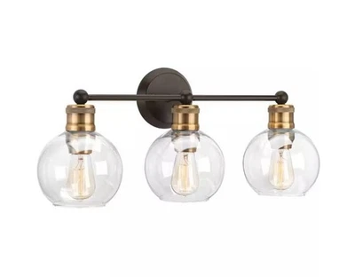 Progress Lighting Hansford 24.5" 3-Light Antique Bronze Bathroom Vanity Light - Image 1 of 4