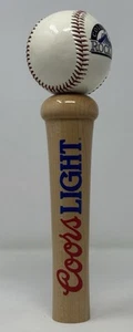 Coors Light Colorado Rockies Bat & Ball 10" Tap Handle - Picture 1 of 9