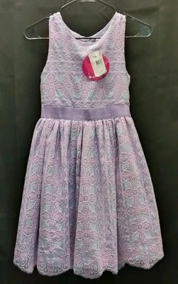 Emily West Girls Dress Color Purple Size 14 - Imagem 1 de 4