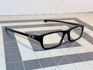 Oakley Chamfer OX8039-1149 Eyeglasses 49-18-140 w/ Woodgrain "O"s - FRAME ONLY - Picture 1 of 18