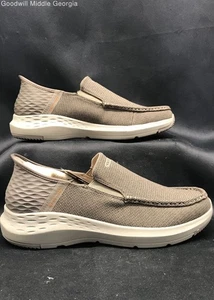 Skechers Slip In Memory Foam Canvas Shoes Sz 10.5 - Picture 1 of 6