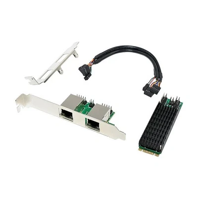 2,5G Gigabit-Netzwerkkarte M.2 auf Dual RJ45-Port Ethernet NIC M.2 B Key un1267 - Bild 1 von 4