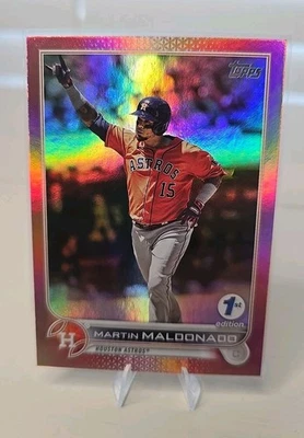 2022 Topps Series 1 - Martin Maldonado #224 PINK /10 - Image 1 of 4
