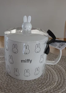 Neu Miffy weißer Becher mit Deckel von Magenta - Bild 1 von 18