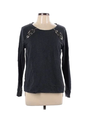 Ann Taylor女式灰色运动衫L小号 — 第 1/2 张图片