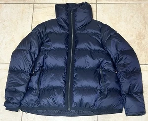 Chaqueta Lululemon Wunder Puff azul marino sin capucha para mujer talla 10 - Imagen 1 de 4