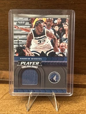 2017 Panini #AW Andrew Wiggins Player-Worn Patch - Image 1 of 2