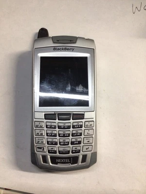 BlackBerry 7100i  Gray & Silver Nextel Rare iDEN PTT Smartphone   #(2D18) - Image 1 of 4