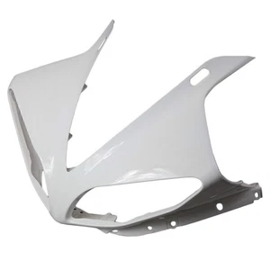 White Upper Front Nose Fairing Cowl Fit Yamaha YZF R1 2009 2010 2011 2012 - Picture 1 of 7