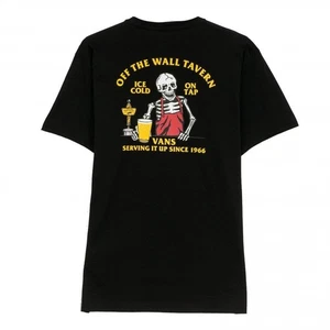 Vans Herren Classic Logo Drop V weiß/schwarz Baumwolle T-Shirt Small (Damen Medium) - Bild 1 von 2