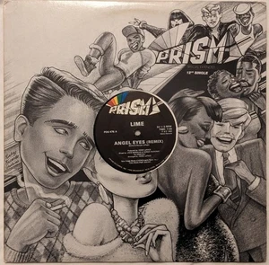 LIME Angel Eyes (remix) 33 RPM 12" freestyle HI-NRG disco 1983 Prism PDS 475 - Imagen 1 de 4