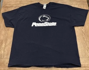 Vintage Penn State Hanes Beefy T-Shirt Gr. XXXL Blau Nittany Löwen - Bild 1 von 6
