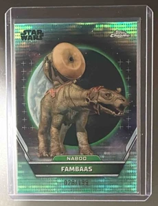 2024 Topps Non-Sport Star Wars Hyperspace Fambaas Aqua Refractor /199 #73 - Picture 1 of 2