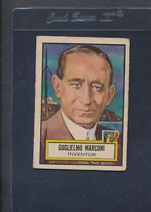 1952 Topps Look 'n See #069 Gugliemo Marconi VG *55 - Picture 1 of 1