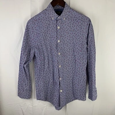 Camisa Original Pingüino Para Hombres M Manga Larga Botón Heritage Calce Ajustado Pimientos 🌶️ Foto 1 de 4